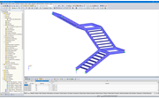 Geradläufige Treppe in RFEM