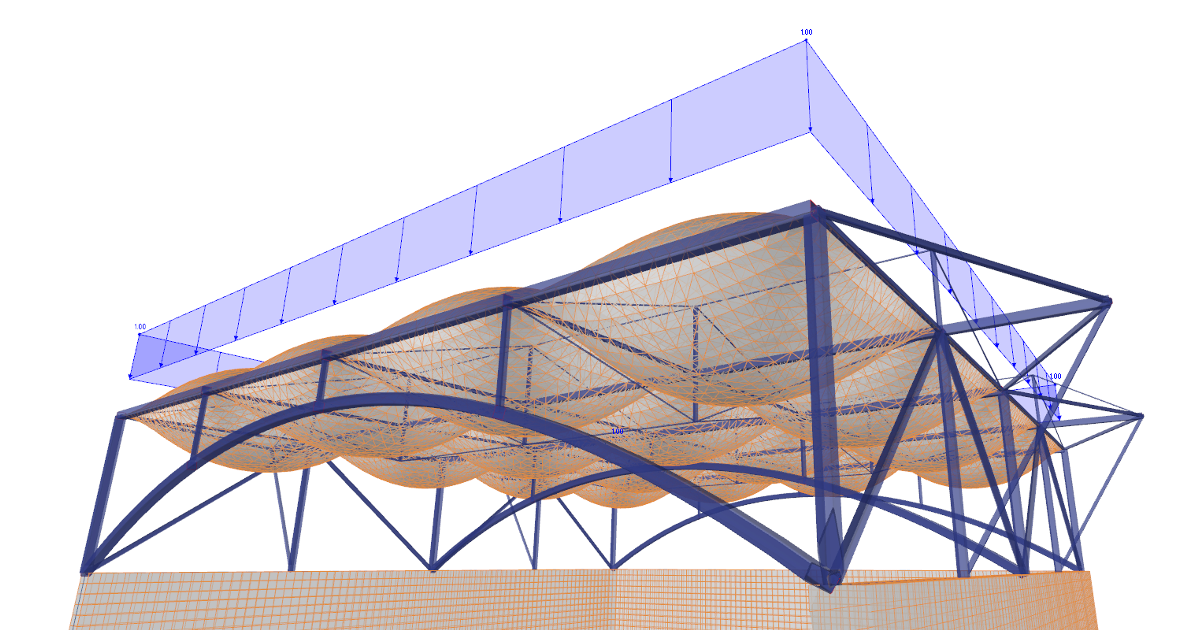 Кровля с пневматическими подушками