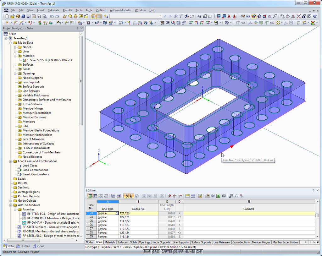 Результаты импорта 1