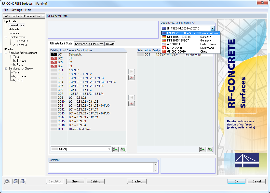 RF-BETON Stäbe - 1.1 Basisangaben