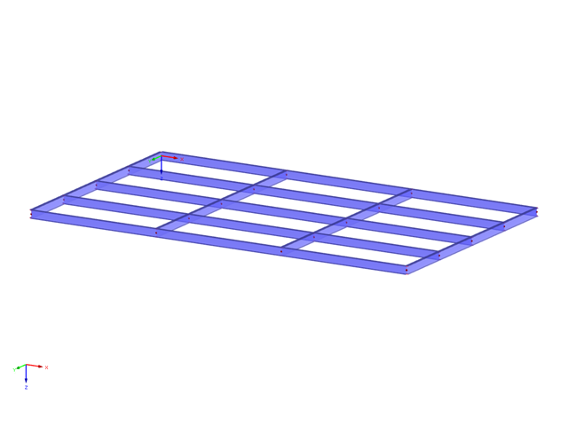 Модель балочной решетки