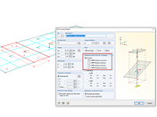 Средняя область, соответствующая оси Y поверхности