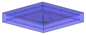 Упрощенная модель МКЭ для предварительного определения размеров