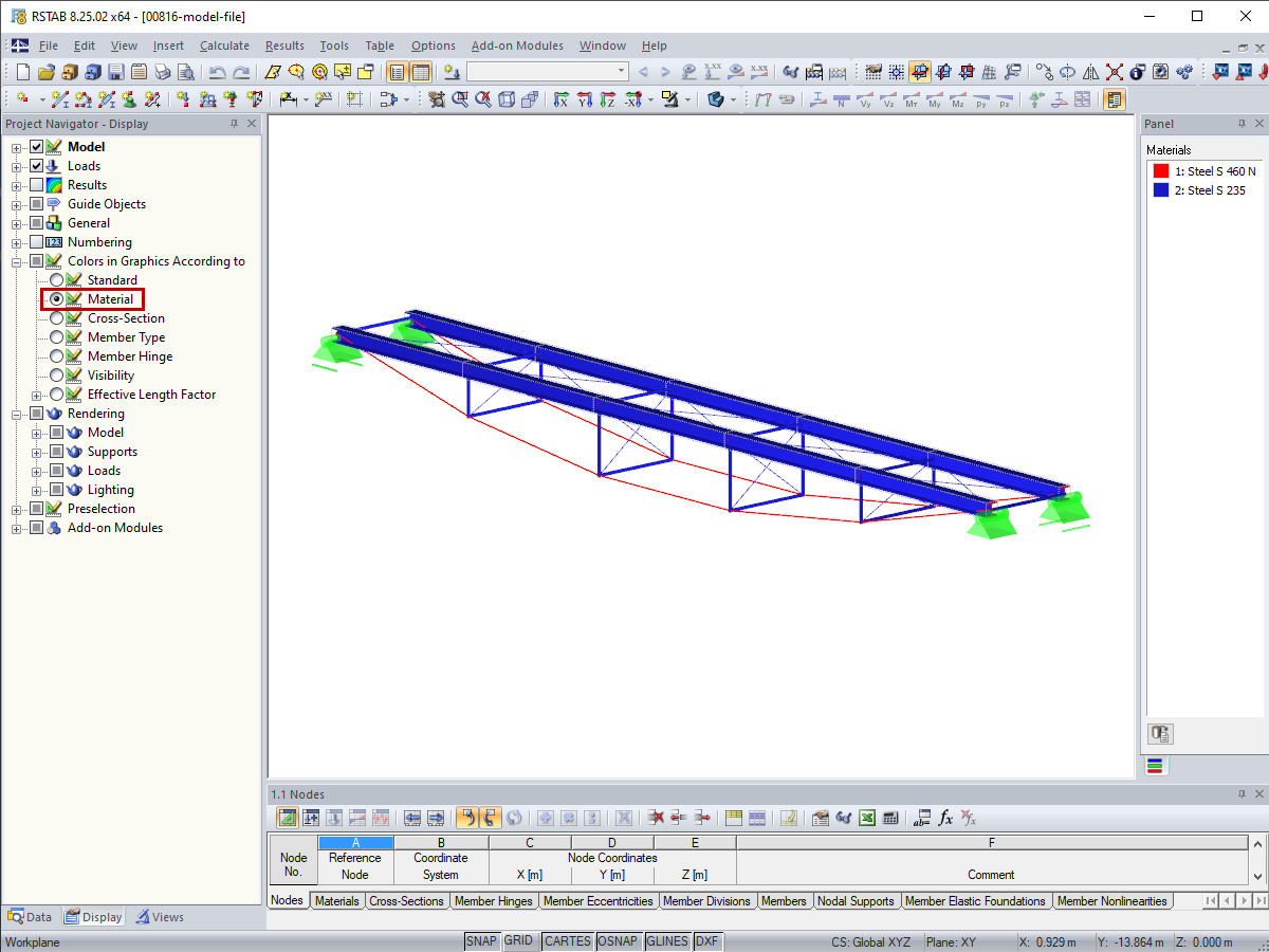 Отображение цветов при рендеринге материалов