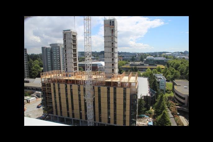 Студенческое общежитие во время строительства (по состоянию на июль 2016 года) © Seagate Consulting