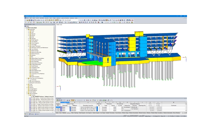3D-модель медиа-офиса Funke в RFEM (© FCP - Fritsch, Chiari & Partner ZT GmbH)