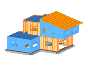 Облегченная каркасная конструкция в программе RFEM