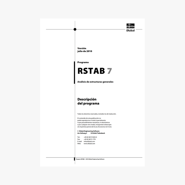 RSTAB 7 Руководство
