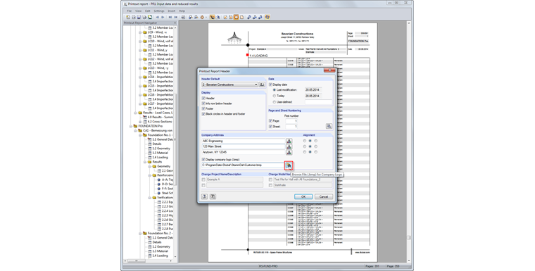 Графическое отображение собственного веса