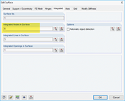 Интегрированные узлы в поверхности