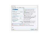 Размер буфера для функции отмены