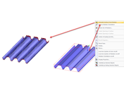 Функция «Создать поверхности из стержня»