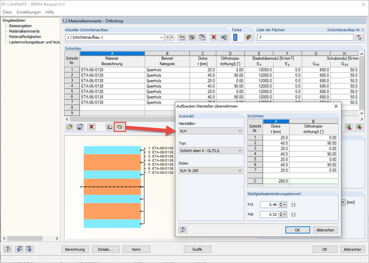 Слои из библиотеки