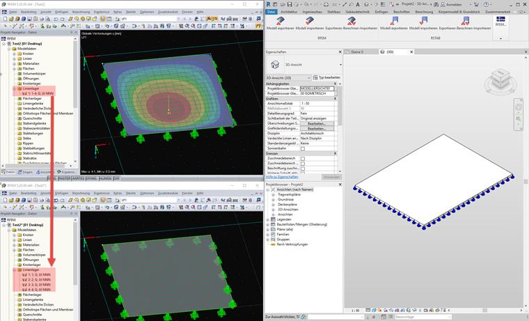 Дублирование типов линейных опор при экспорте из RFEM в Revit