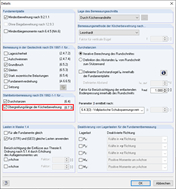 Подробные настройки для расчета в RF-/FOUNDATION Pro