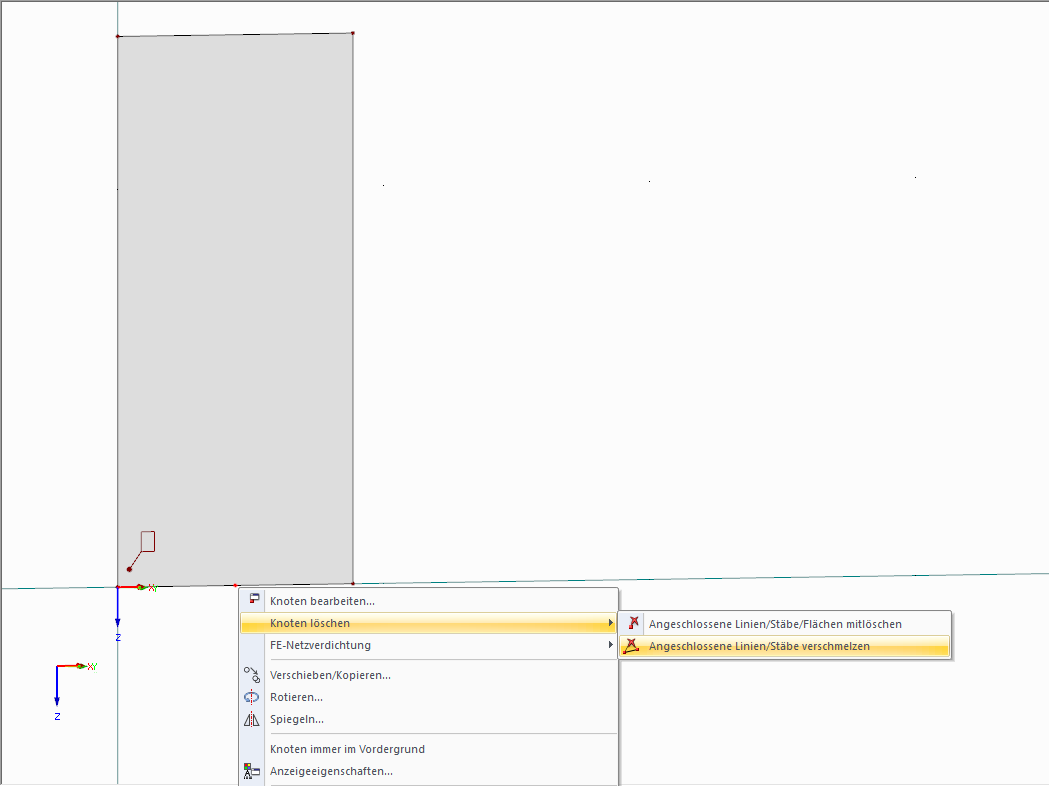 Удалить узлы