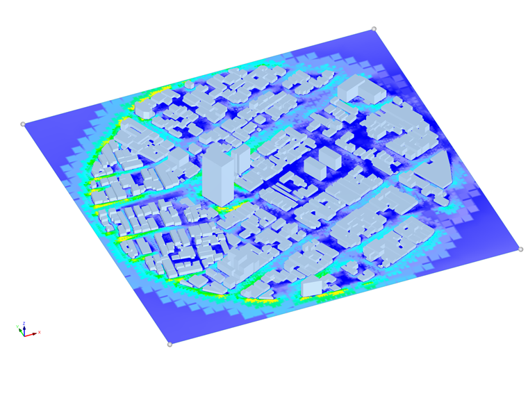 Расчет ветрового комфорта