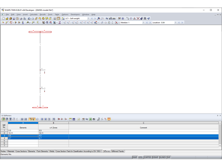 элементы жесткости