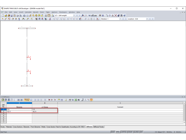 элементы жесткости