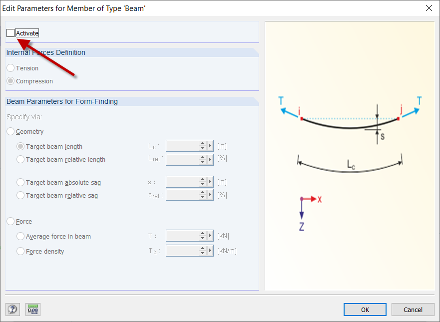 Активация элемента для процесса поиска формы
