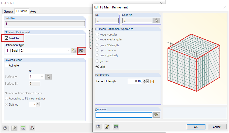 уплотнение сетки КЭ