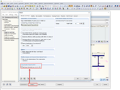 Активация линейного взаимодействия нормальной силы и моментной нагрузки