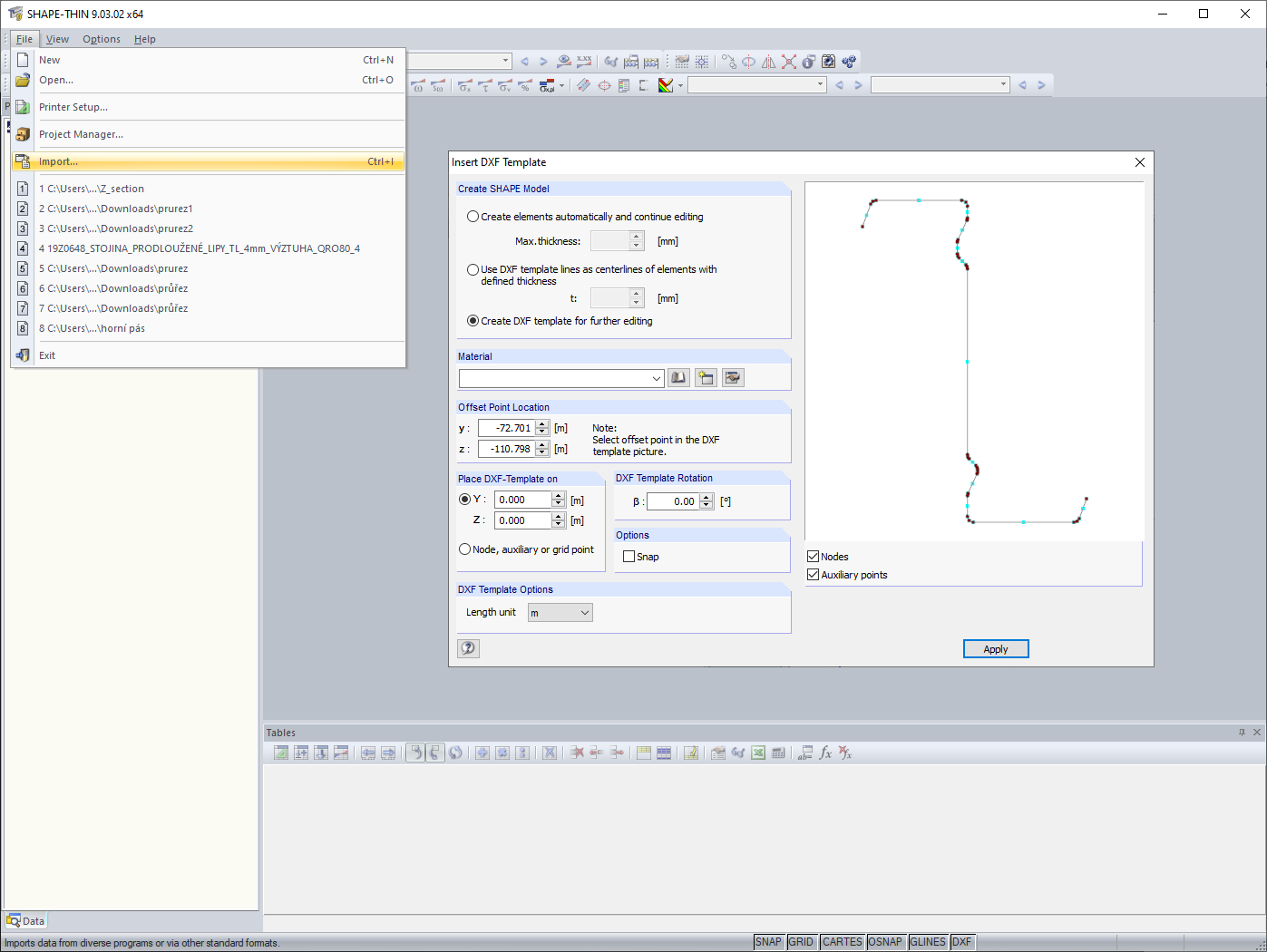 Правильный импорт файла DXF