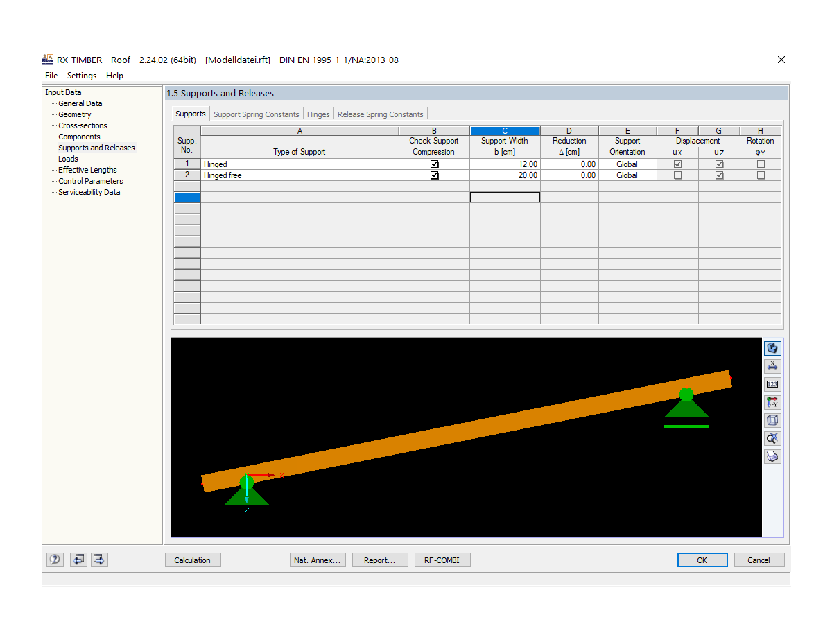 Определение опор