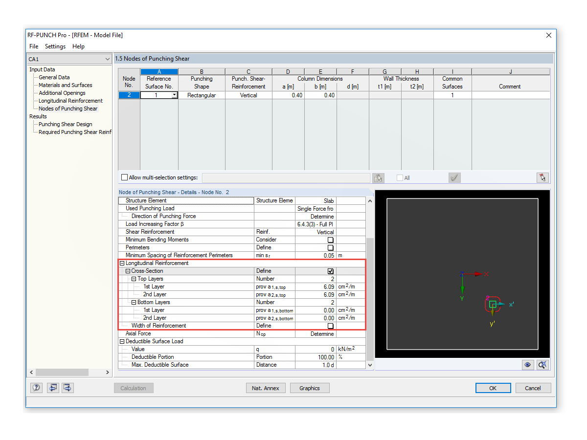 Ручное определение продольной арматуры