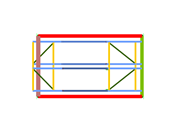 Лестничная башня, вид в направлении оси Z