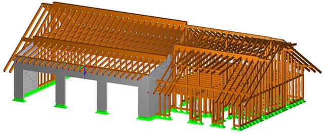 Расчет деревянных конструкций по DIN 4149: 2005