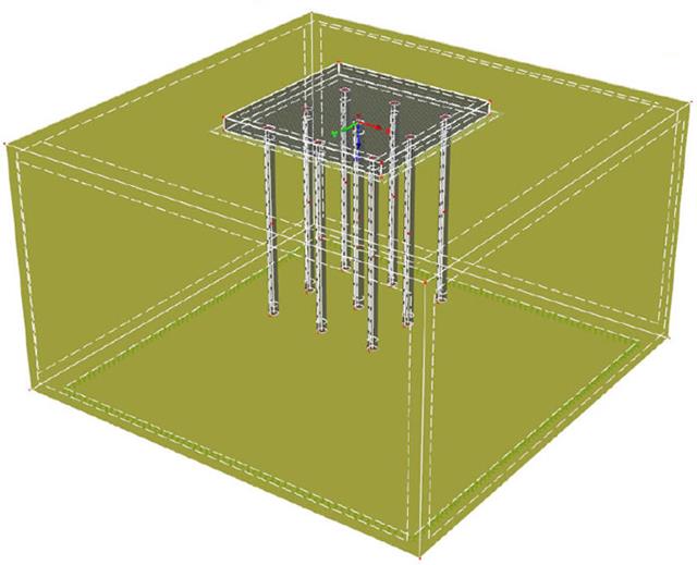 Комбинированный свайно-плотный фундамент - разработка испытательного инструмента