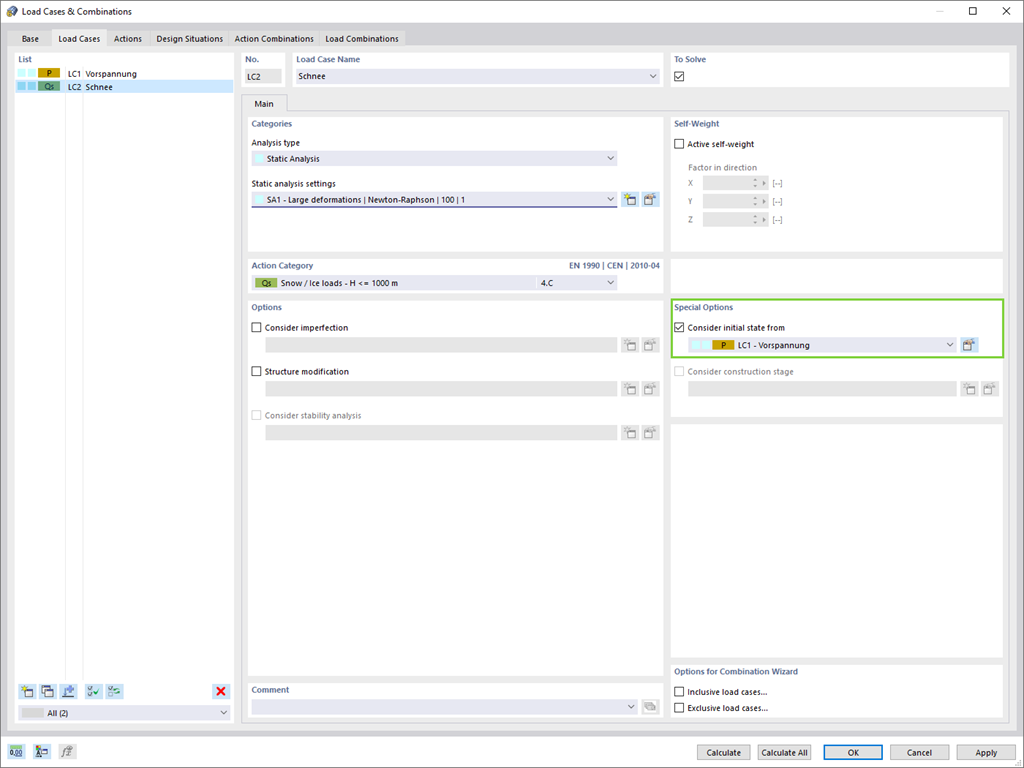 Учитывать начальное состояние