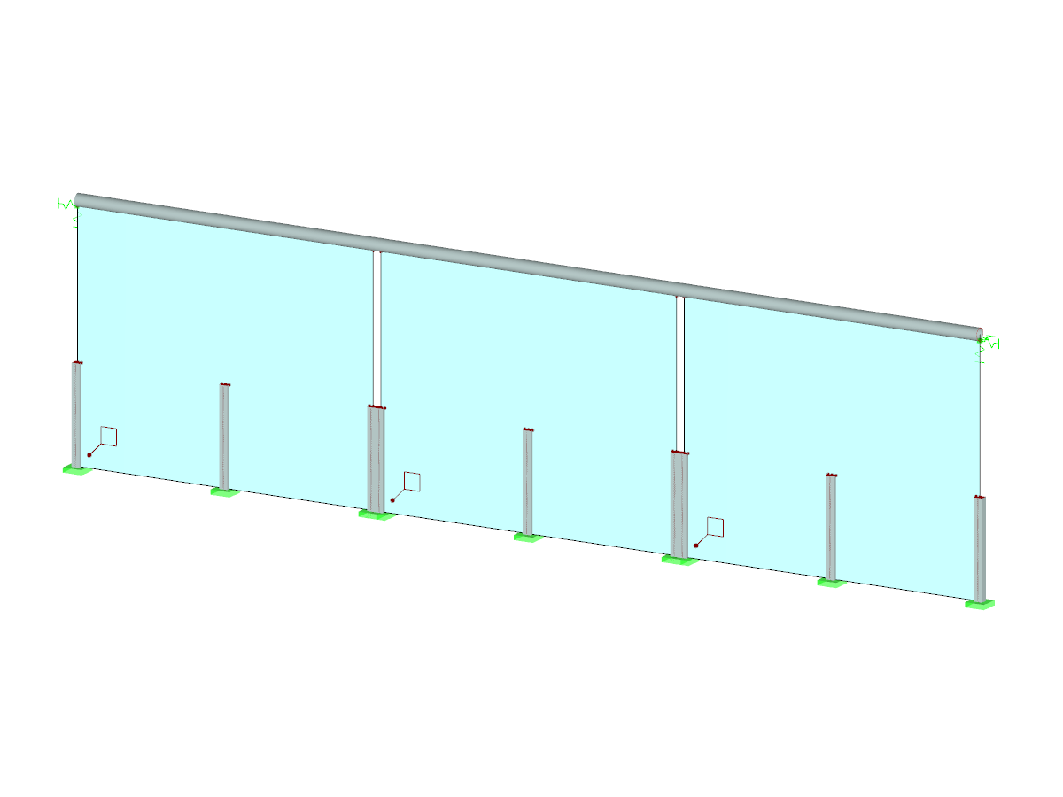 Стеклянные перила