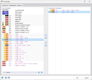 Выбор сочетаний нагрузок для расчёта