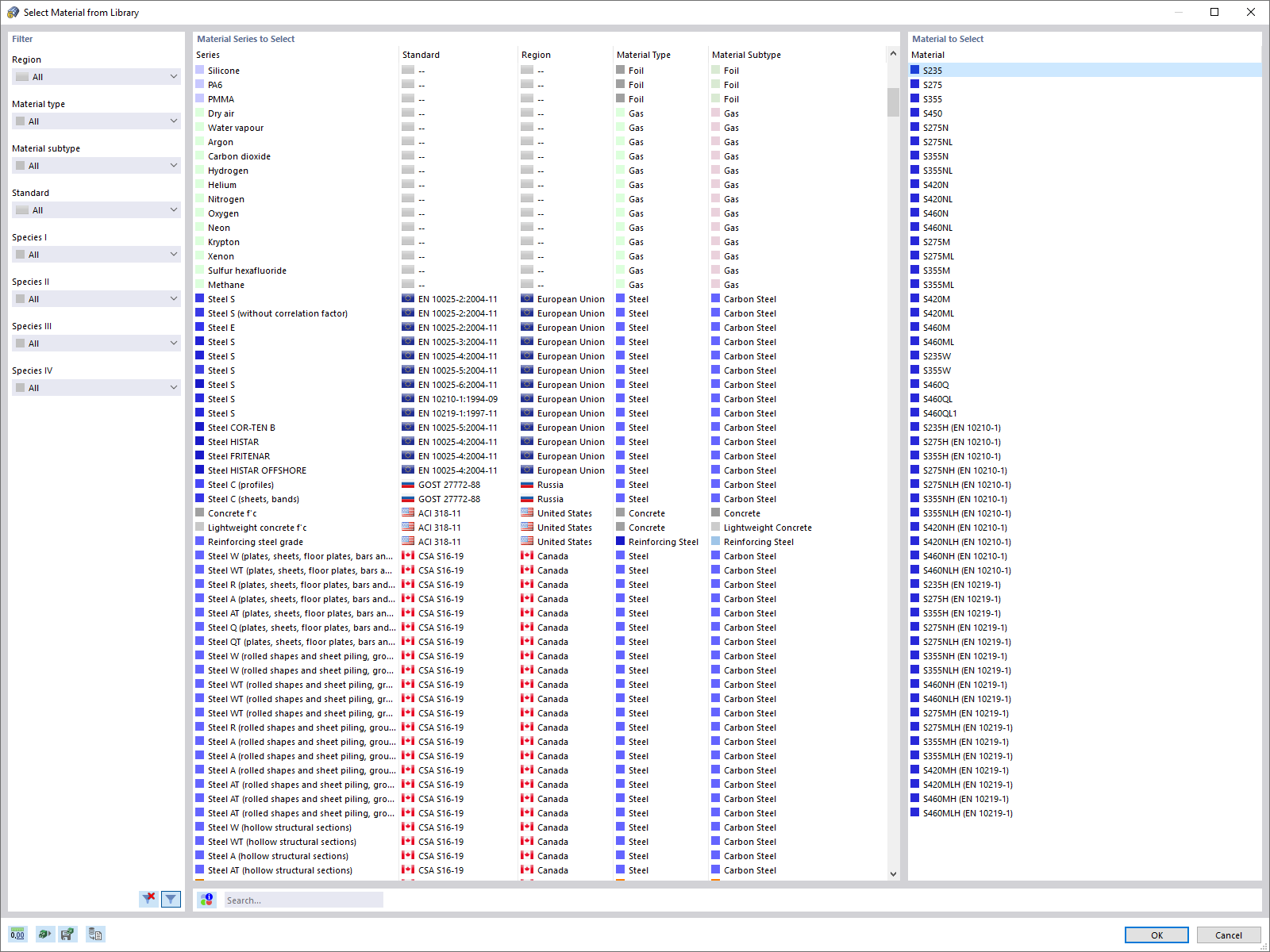 Улучшенная библиотека материалов