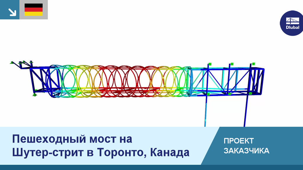 Вид на мост Шутер-стрит в Торонто, проект клиента из Канады