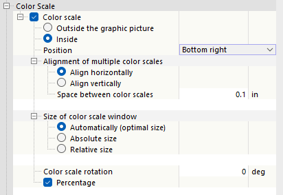 Настройка цветовой шкалы для графической распечатки