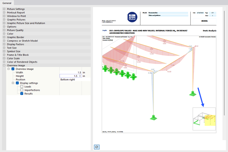 Настроить обзорное изображение