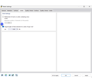 Настройки сетки для массивов грунта