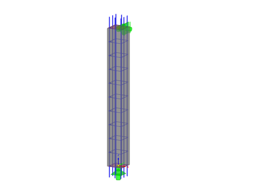 КБ 001733 | Расчет железобетонных колонн по норме ACI 318-19 в программе RFEM 6