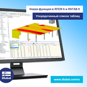 Новая функция в RFEM 6 и RSTAB 9