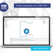 Импорт внутренних сил в RSECTION 1