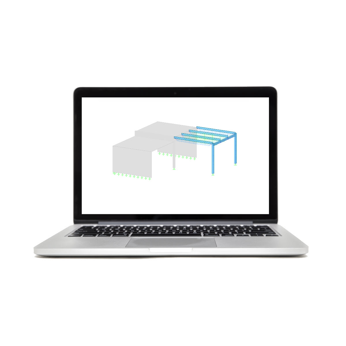 Rfem 6 | Вводный пример - конструкция из стали