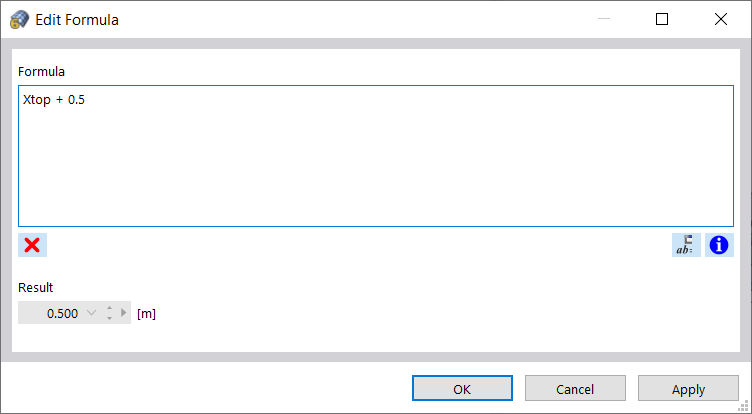 Изменить формулу