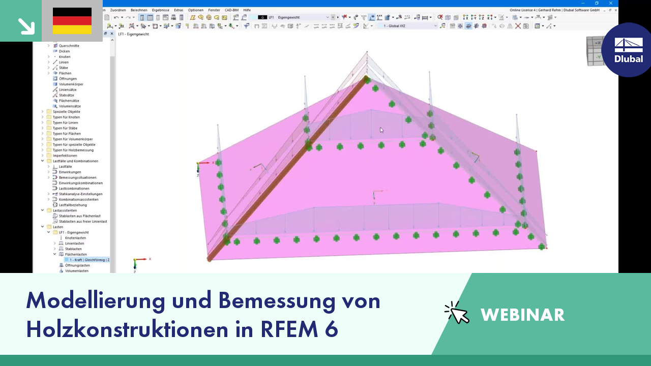 Digitales Webinar zur Holzkonstruktion mit fortschrittlicher Software.