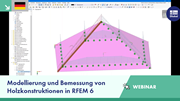 Digitales Webinar zur Holzkonstruktion mit fortschrittlicher Software.