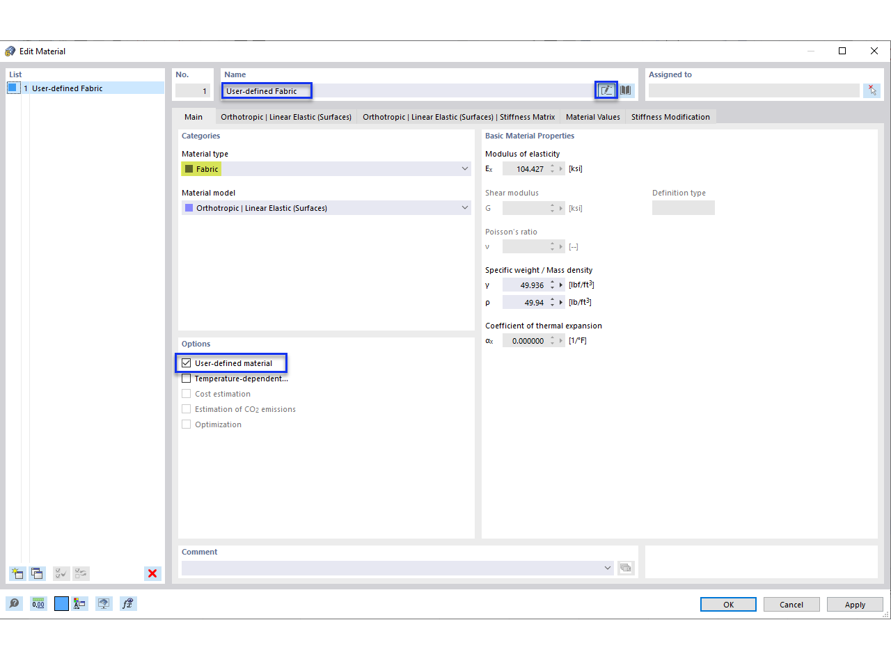 FAQ 005317 | Как создать пользовательскую ткань?
