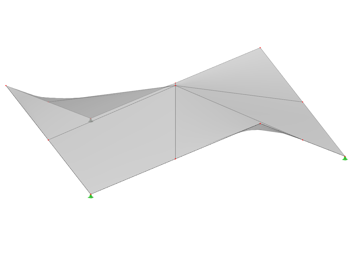 Модель ID 2108 | SHH030 | Антикластические оболочки