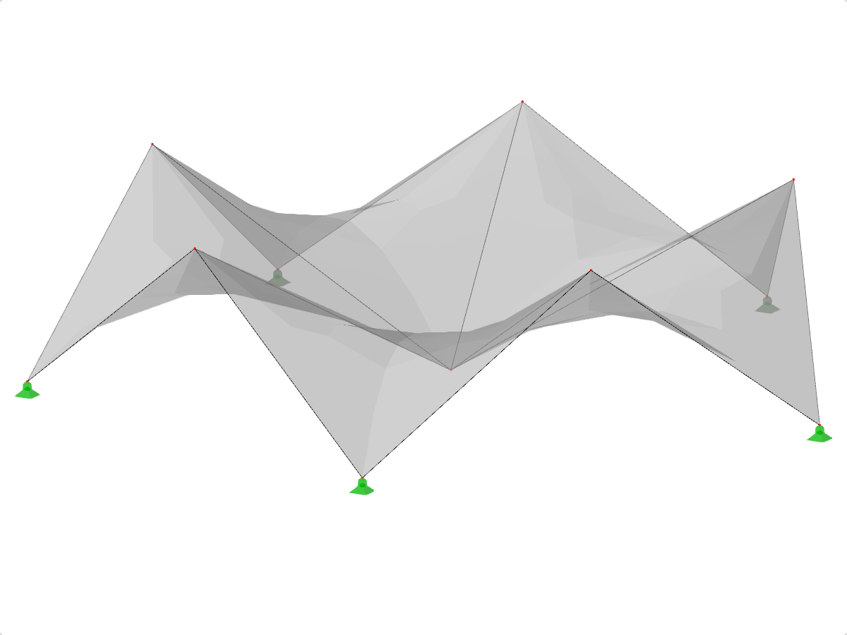 Модель ID 2125 | SHH070 | Антикластичные оболочки